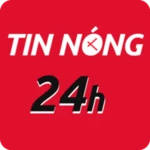 tin nóng 24h - đọc báo mới hay android application logo